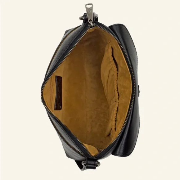 Patricia Nash brown leather Avellino crossbody bag/purse - Picture 11 of 13